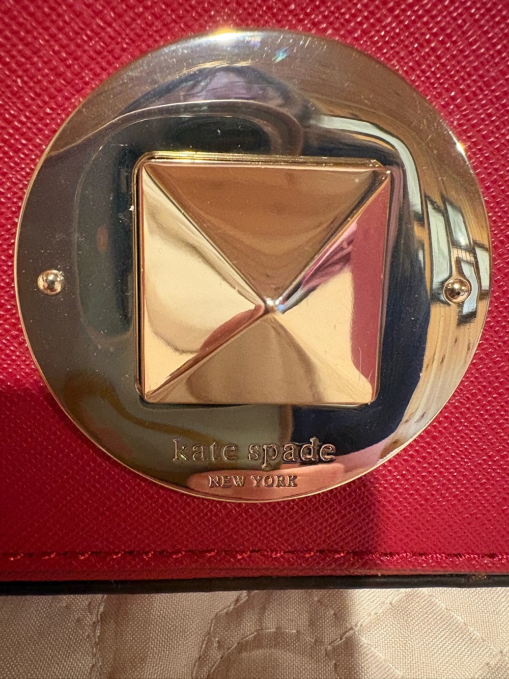 Kate Spade New York Newbury Lane Keira Clutch Red - Picture 3 of 15